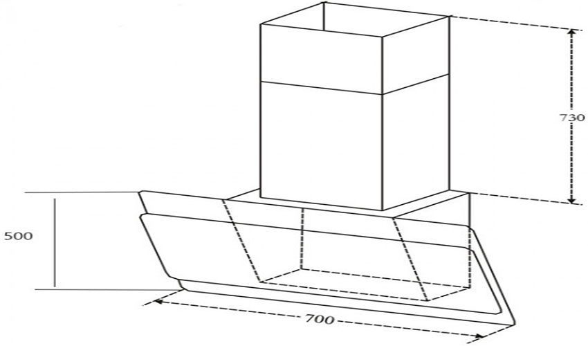 Máy hút khói khử mùi Capri CR-678H - Hàng chính hãng