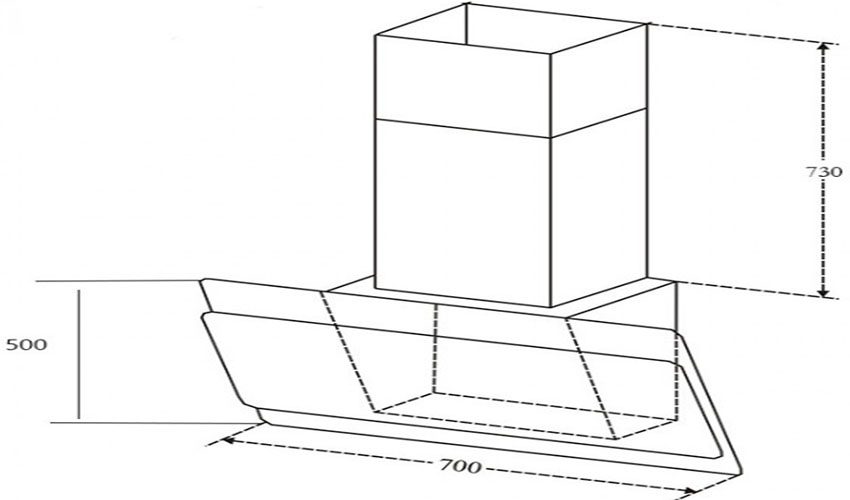 Máy hút khói khử mùi Capri CR-679H - Hàng chính hãng