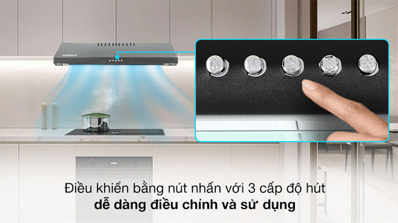 Máy hút khói khử mùi Daikiosan DKH-000007 - Hàng chính hãng