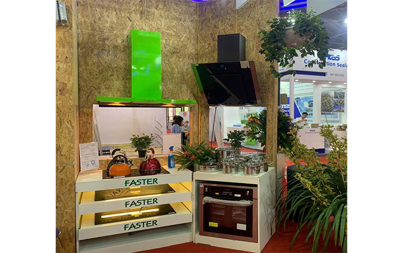 Máy hút khói khử mùi Faster Quattro Green - Hàng chính hãng