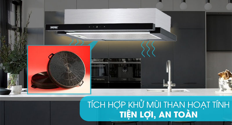 Máy hút mùi âm tủ Giovani G-169BTC - Hàng chính hãng