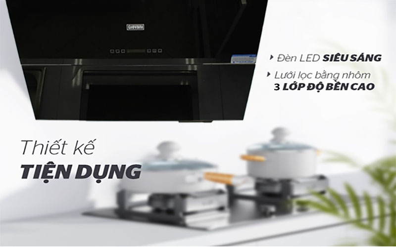 Máy hút khói khử mùi Giovani G-775RS - Hàng chính hãng
