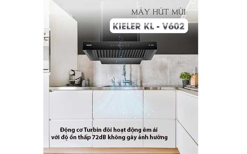 Máy hút khói khử mùi Kieler KL-V602 - Hàng chính hãng