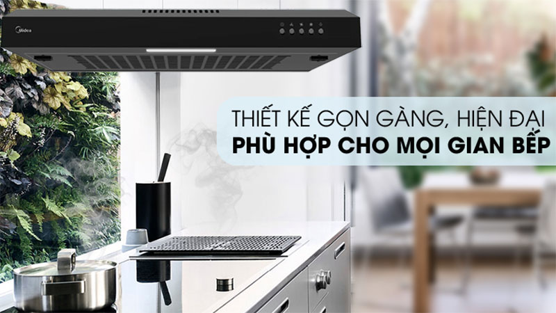 Máy hút khói khử mùi Midea 60F17 - Hàng chính hãng