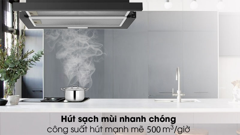 Công suất hút của Máy hút khói khử mùi Midea 60L03