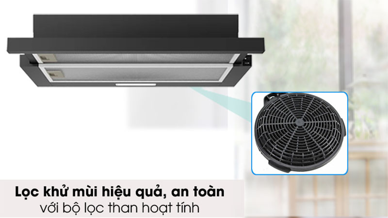 Than hoạt tính khử mùi của Máy hút khói khử mùi Midea 60L03