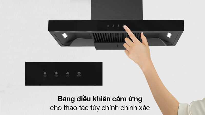 Máy hút khói khử mùi Midea CXW-220-B82 - Hàng chính hãng