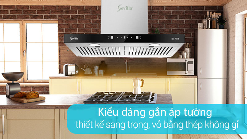 Máy hút khói khử mùi Sevilla SV-70T4 - Hàng chính hãng