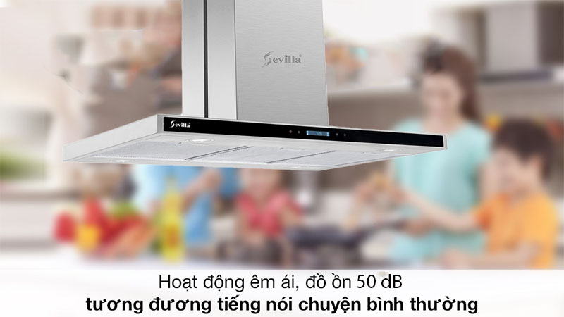 Máy hút khói khử mùi Sevilla SV-DL90T - Hàng chính hãng
