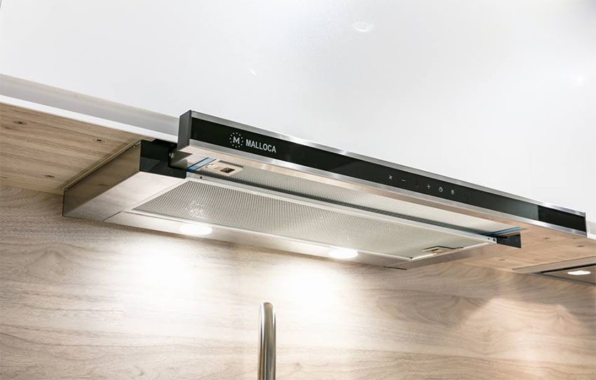 Máy hút khói khử mùi âm tủ Malloca K1506-TC - Hàng chính hãng