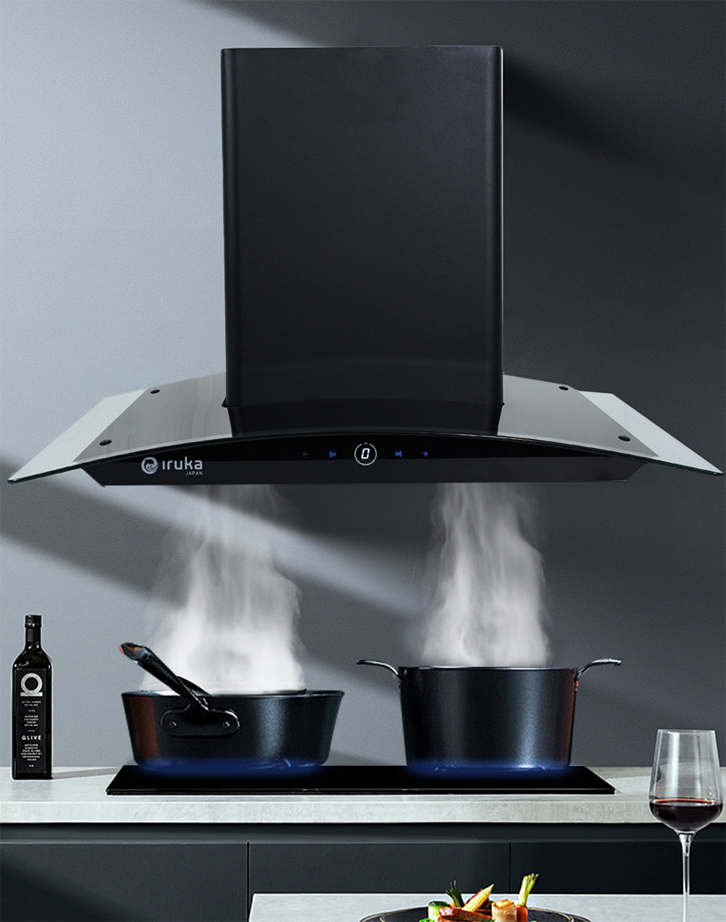 Máy hút khói khử mùi Iruka I-410 - Hàng chính hãng