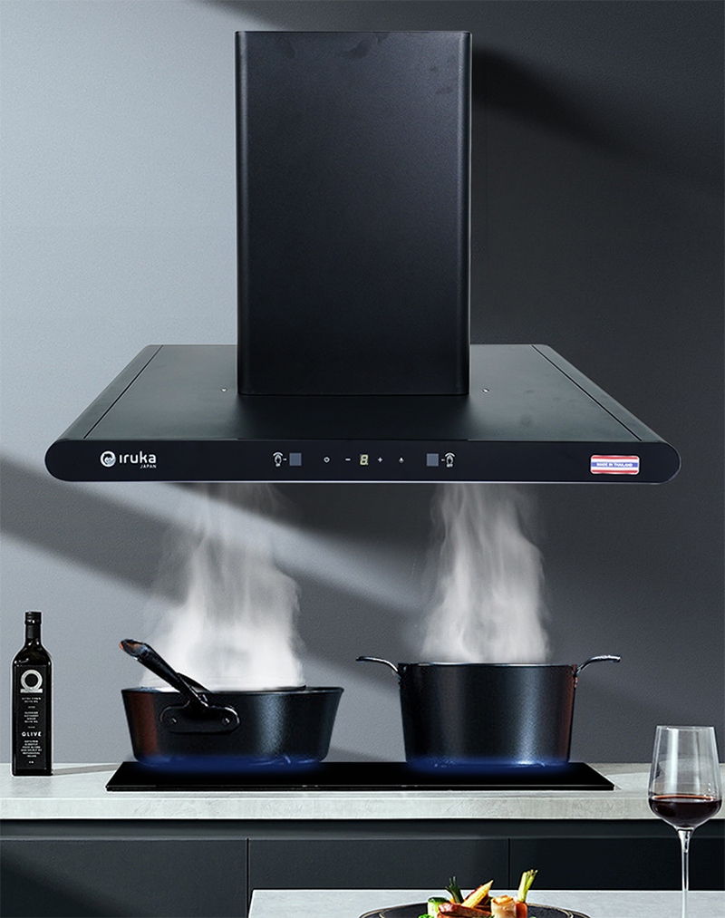 Máy hút khói khử mùi Iruka I-411 - Hàng chính hãng