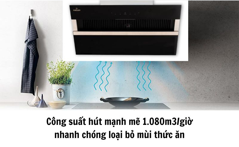 Máy hút khói khử mùi Kieler KL-SUPER 970 - Hàng chính hãng
