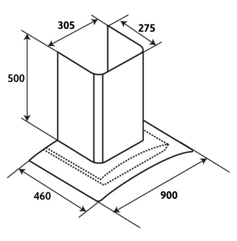 Máy hút khói khử mùi Pramie AP15-900 - Hàng chính hãng