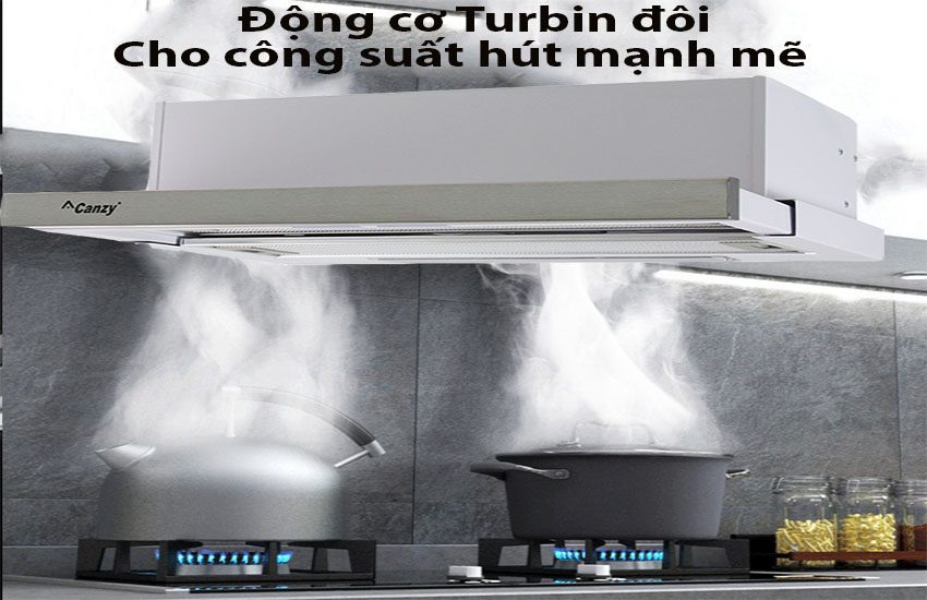 Máy hút khử mùi Canzy CZ-600GM - Hàng chính hãng