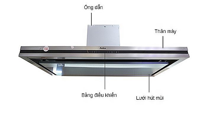 ống dẫn của máy hút mùi Amica OKS952T