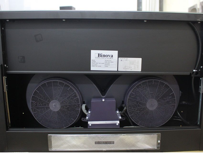Mặt sau của Máy hút mùi Binova BI-26-B-07