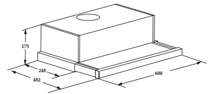 Máy hút mùi Binova BI-26-W-06 - Hàng chính hãng