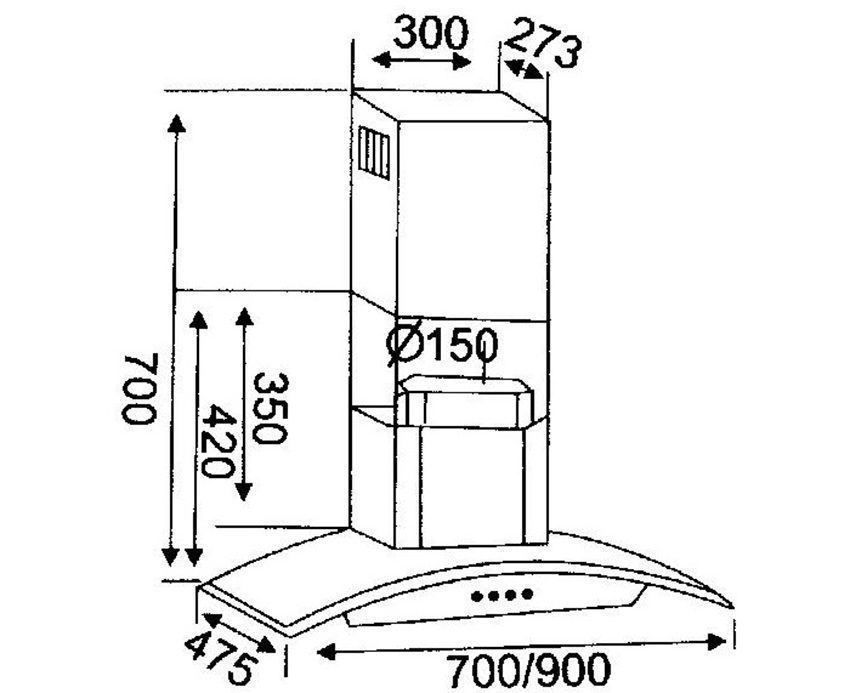 Máy hút mùi Binova BI-69-ICT-09 - Hàng chính hãng