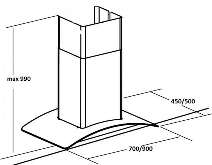 Máy hút mùi Binova BI-72-GT-09 - Hàng chính hãng