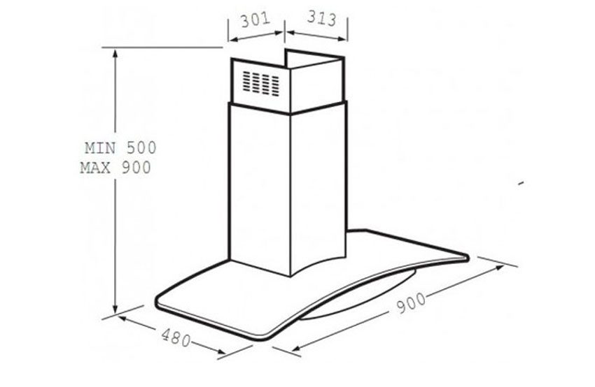 Máy hút mùi Binova BI-85-GT-09 - Hàng chính hãng