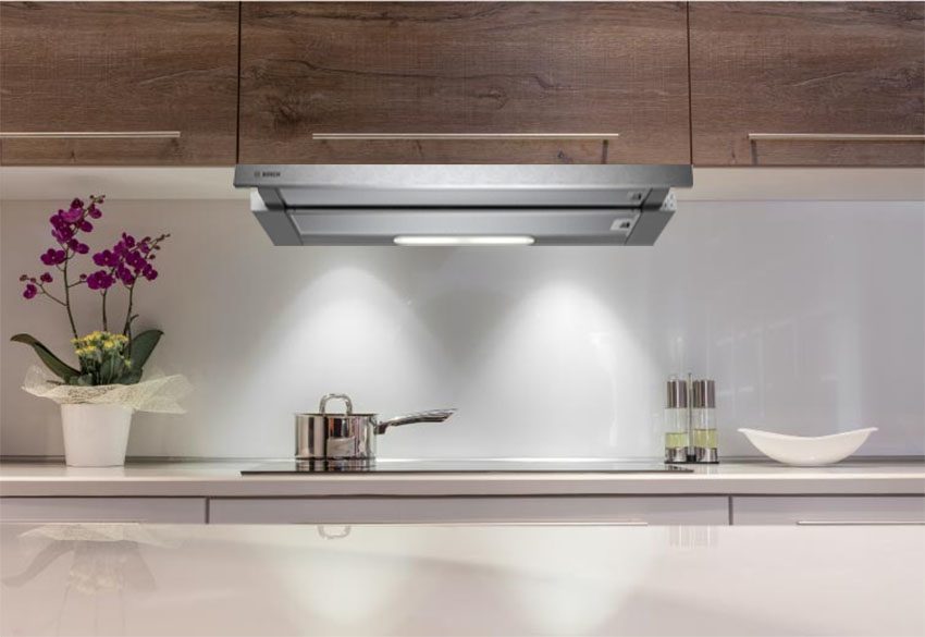Máy hút mùi Bosch DHI923GSG với thiết kế sang trọng