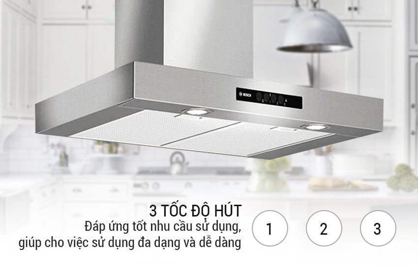 Máy hút mùi Bosch DWB06W850B - Hàng chính hãng
