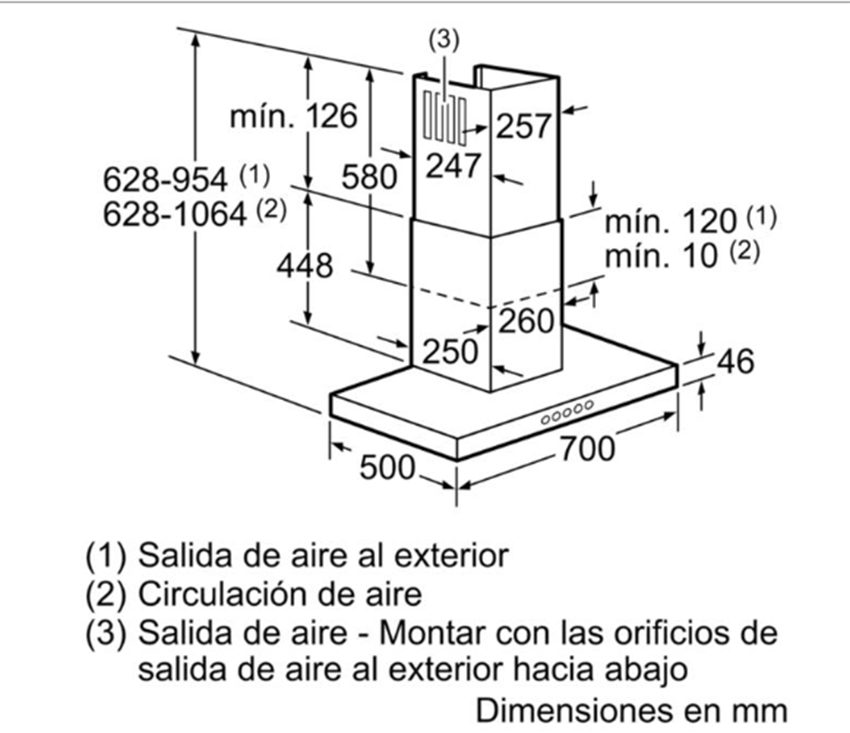 Máy hút mùi Bosch DWB077A50 - Hàng chính hãng