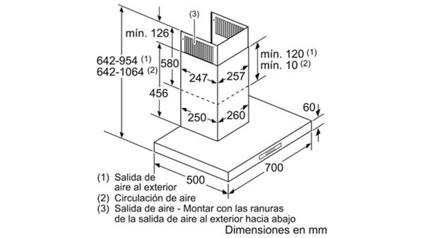 Máy hút mùi Bosch DWB07W651 - Hàng chính hãng