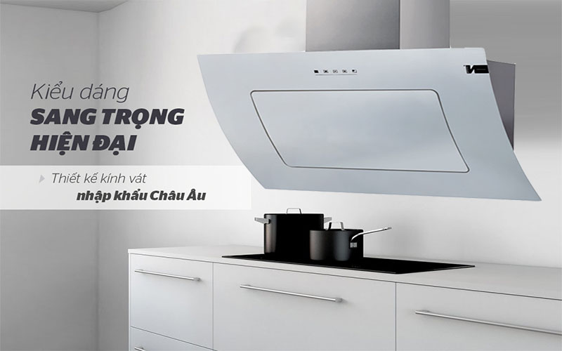 Máy hút mùi Capri H82.9W - Hàng chính hãng