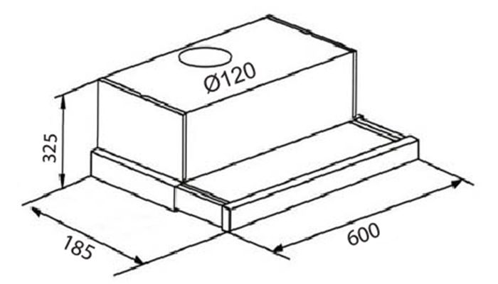 Máy hút mùi Chefs EH-F6 - Hàng chính hãng