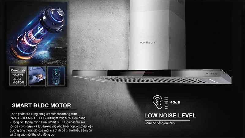 Máy hút mùi Eurosun EH-70AF76 - Hàng chính hãng