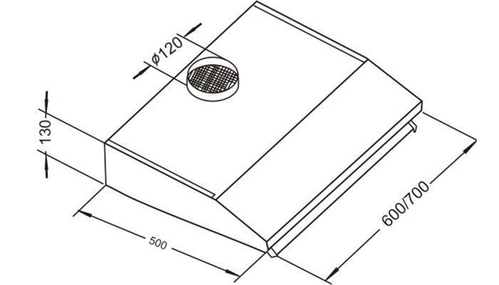 Máy hút mùi Faster FS-2070P - Hàng chính hãng