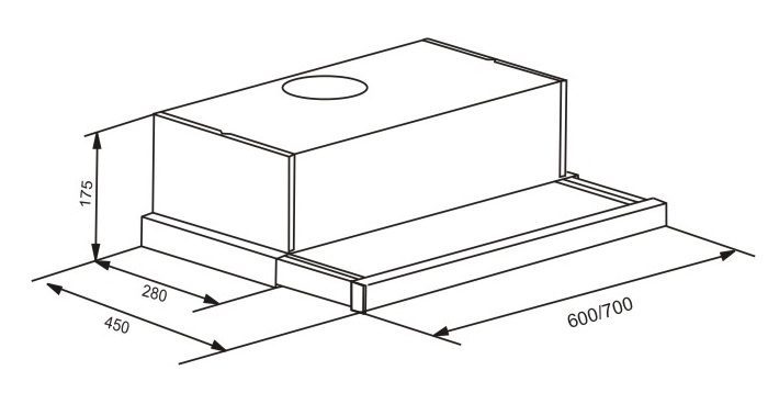 Máy hút mùi Faster SYP-6003 - Hàng chính hãng
