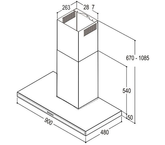 Máy hút mùi Faster Wall Decor - Hàng chính hãng
