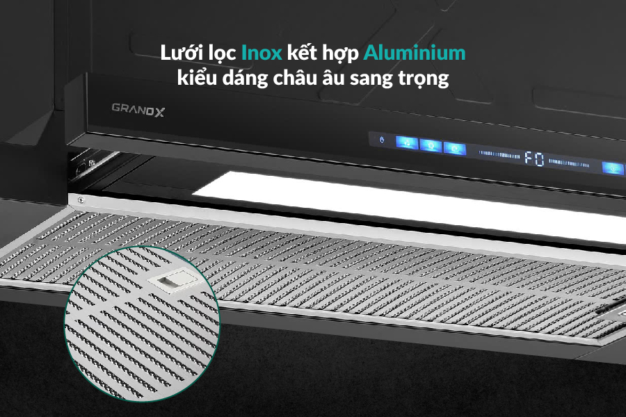Hút mùi âm tủ GrandX GX H70F85B - Hàng chính hãng