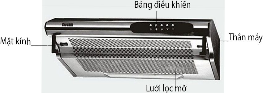 Máy hút mùi Giovani Concord G-702M - Hàng chính hãng