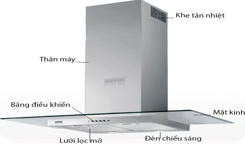 Máy hút mùi Giovani G-716FC - Hàng chính hãng