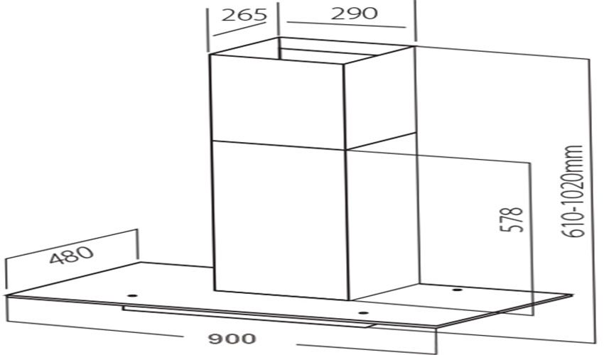 Thông số của Máy hút mùi Giovani G-916 FC