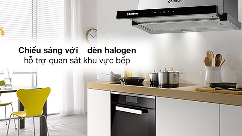 Đèn chiếu sáng của Máy hút mùi Goldsun GRH7740
