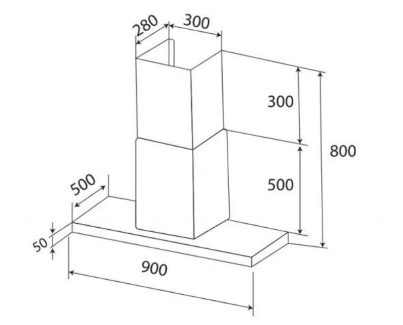 Máy hút mùi Kaff KF-991 - Hàng chính hãng