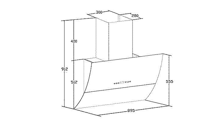 Máy hút khói khử mùi Malloca MC 9039W