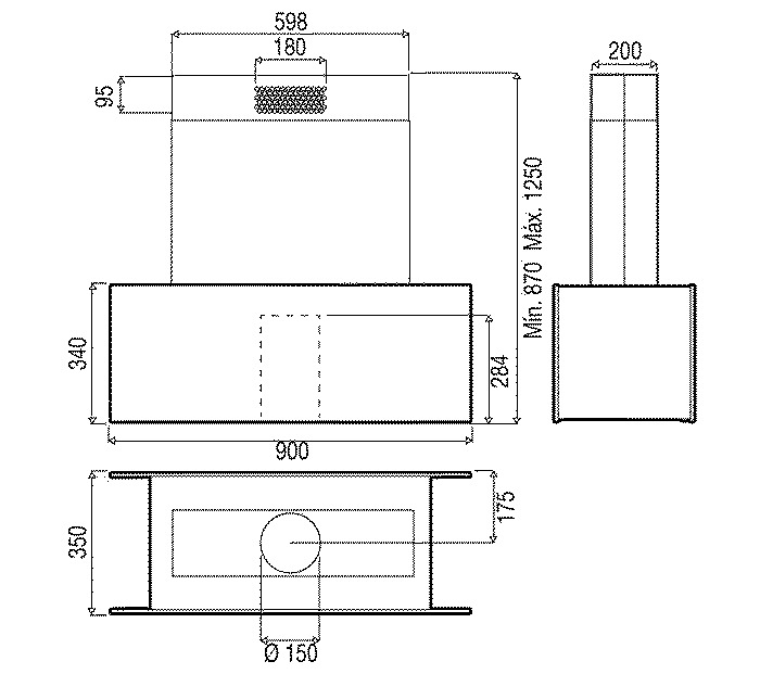 Máy hút mùi Malloca SECRET BLACK I510B - Hàng chính hãng