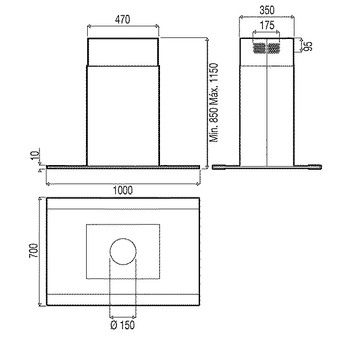 Máy hút mùi Malloca SPARK-I540F - Hàng chính hãng