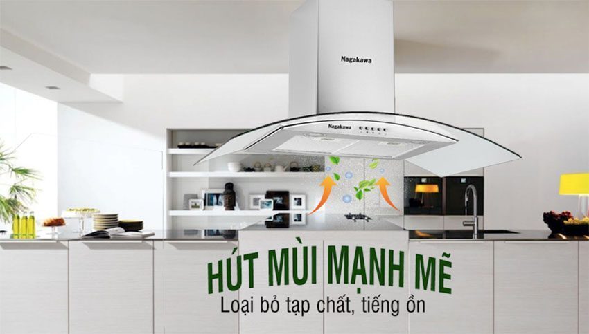 Máy hút mùi Nagakawa NAG1851-90C - Hàng chính hãng
