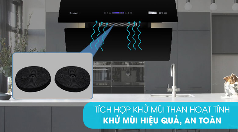 Tích hợp khử mùi bằng than hoạt tính