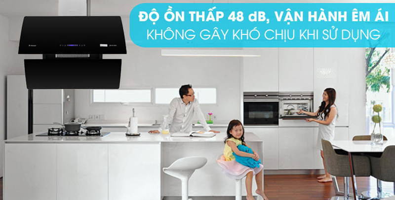 Vận hành êm ái với độ ồn chỉ 48db