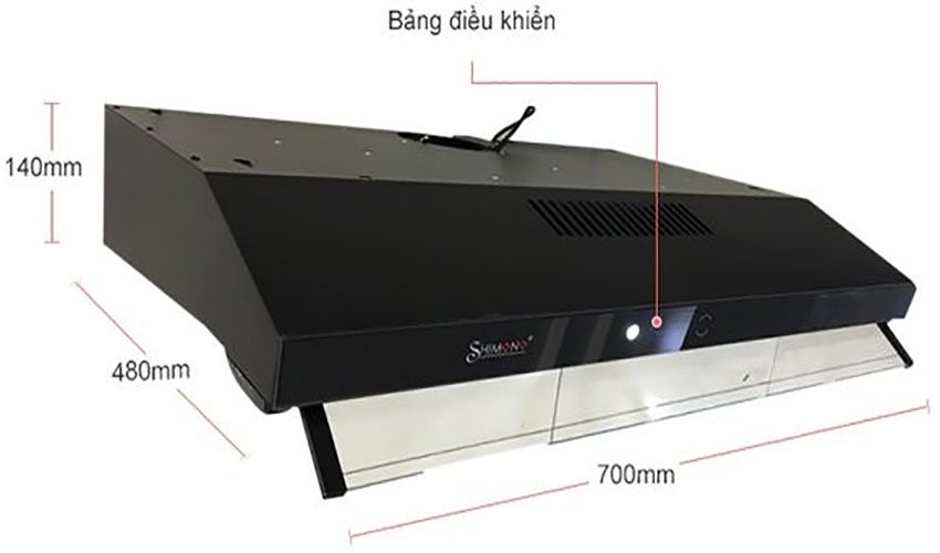 Máy hút mùi Shimono SM-AA270-HLS - Hàng chính hãng
