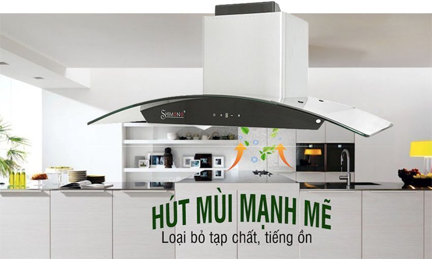 Máy hút mùi Shimono SM-CH906C-LED - Hàng chính hãng
