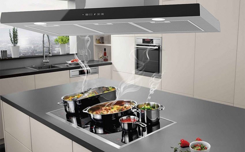 Máy hút mùi Steiger Komoda Touch 70 Black - Hàng chính hãng